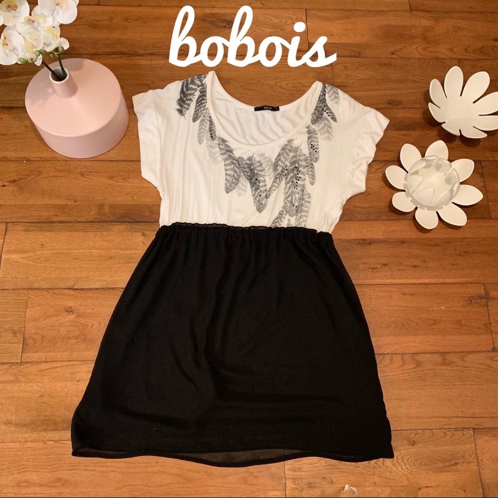 Bobbi’s black /white dress